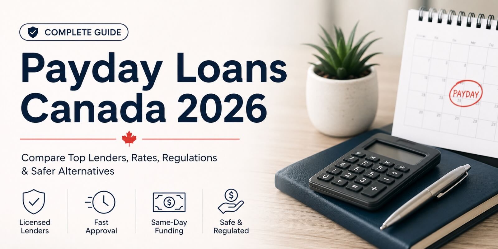 Best Payday Loans in Canada 2026: Compare Licensed Lenders