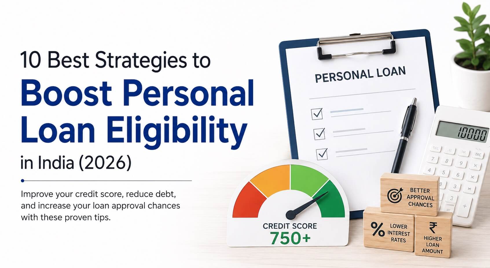Best Strategies to Boost Your Personal Loan Eligibility in 2026